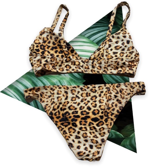 Brand new cheetah bikini M - Picture 2 of 2